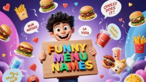 funny menu names