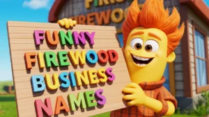 funny firewood business names