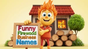 funny firewood business names
