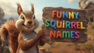 funny squirrel names