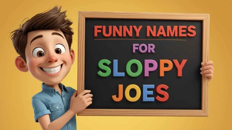 funny names for sloppy joes