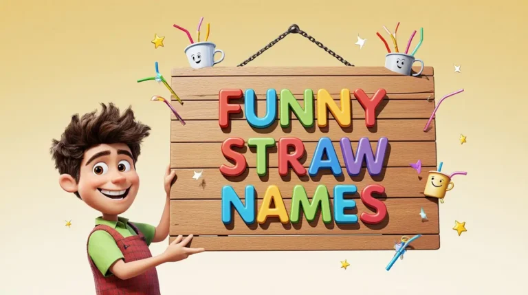 funny straw names