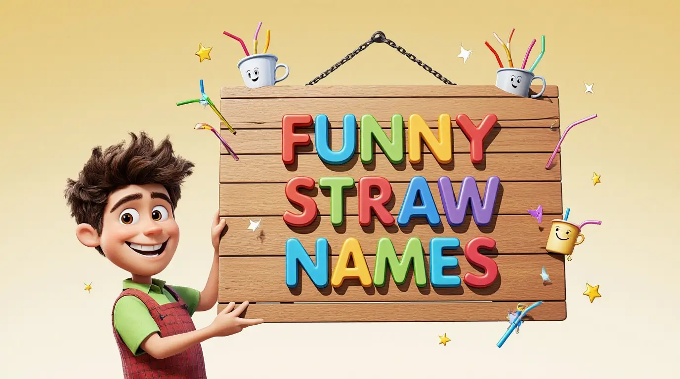 funny straw names