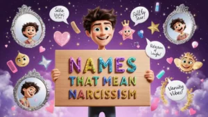 names that mean narcissism