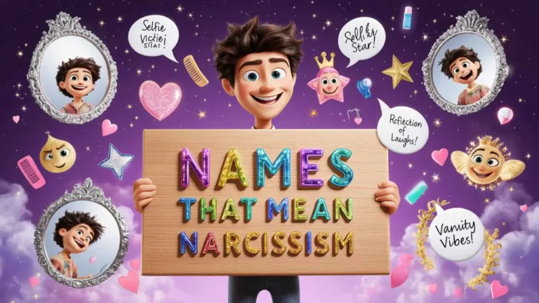 names that mean narcissism
