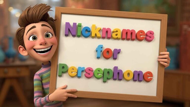 nicknames for persephone