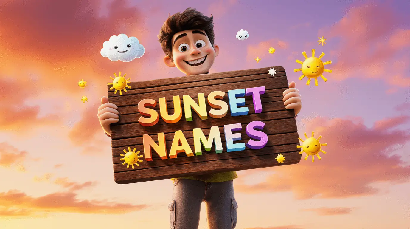 sunset names