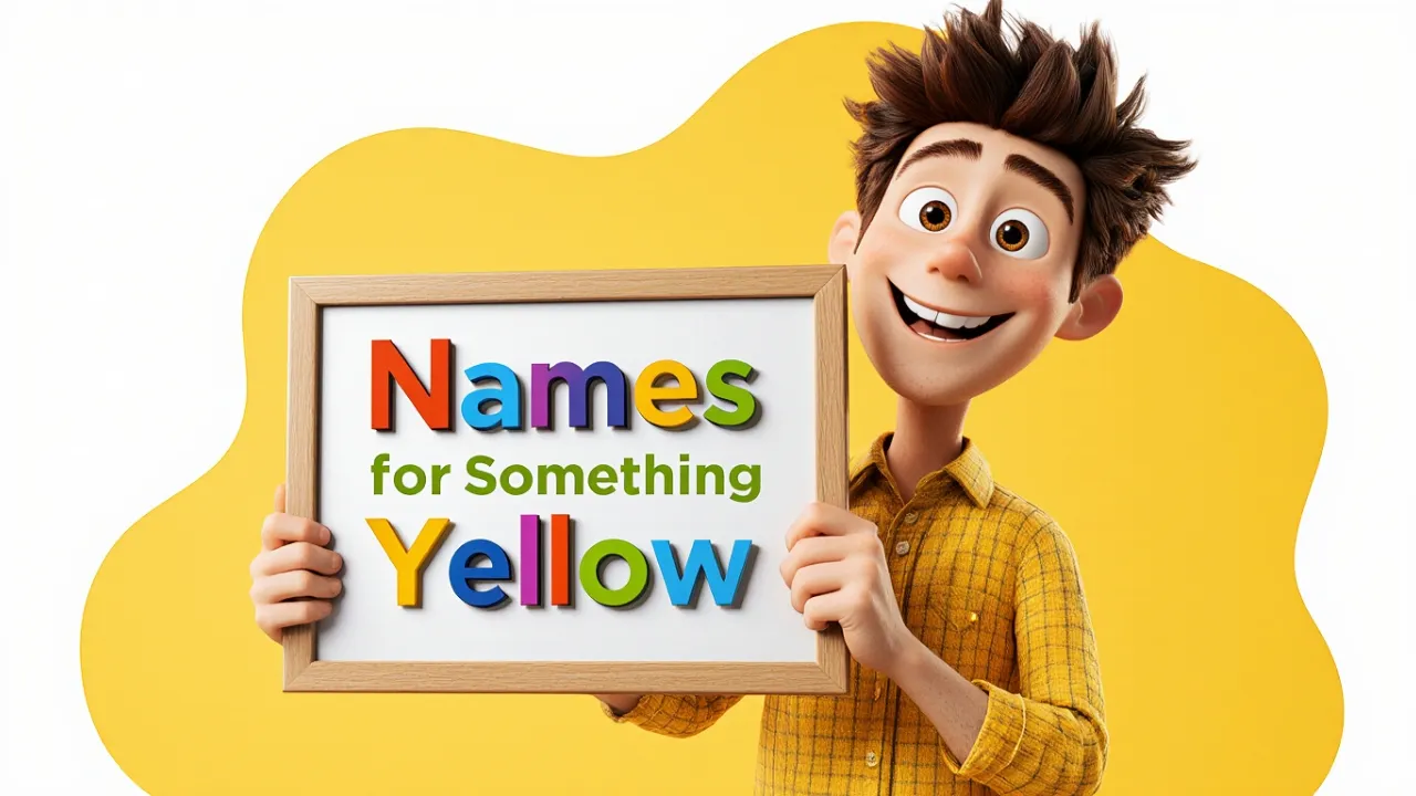 names for something yellow