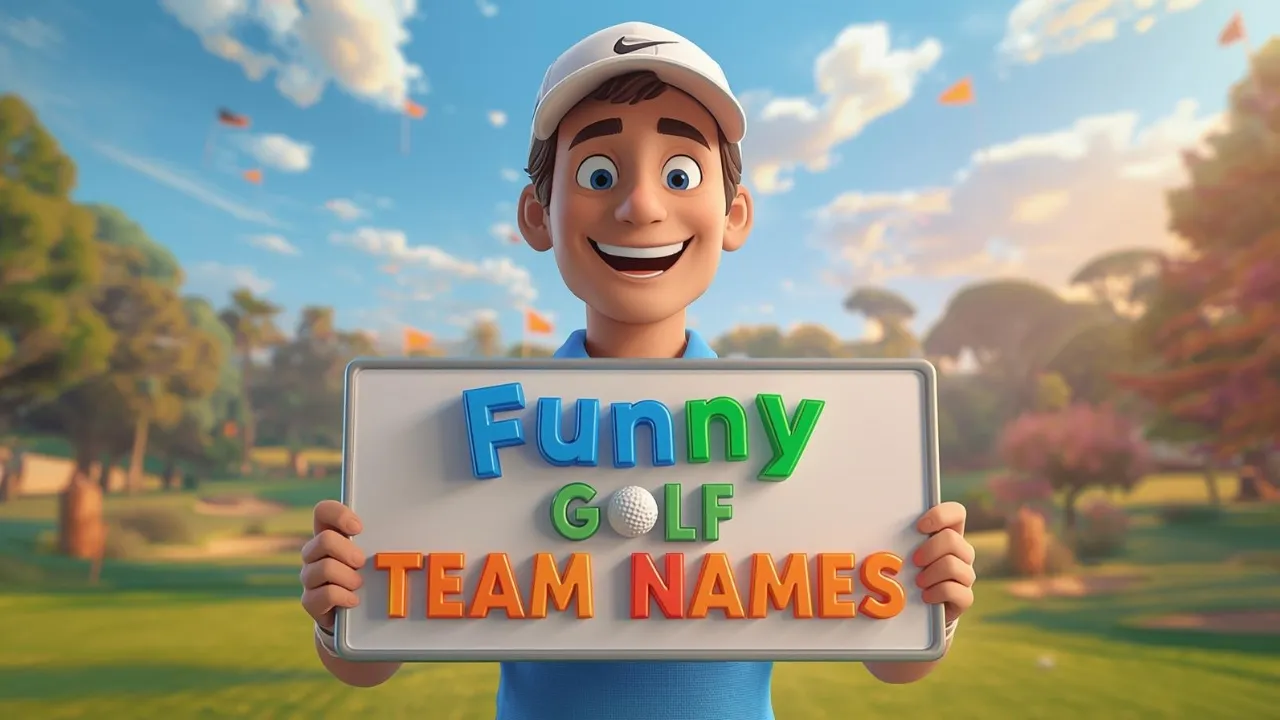 funny golf team names